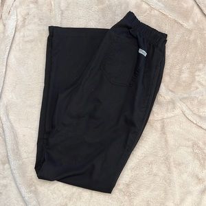 Grey anatomy black scrub pants small tall